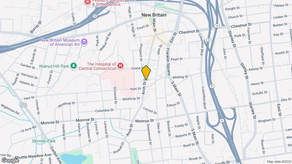 380 Arch St Map and Location Details