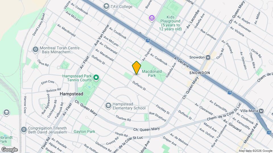 5500 Macdonald Apartments Map and Location Details