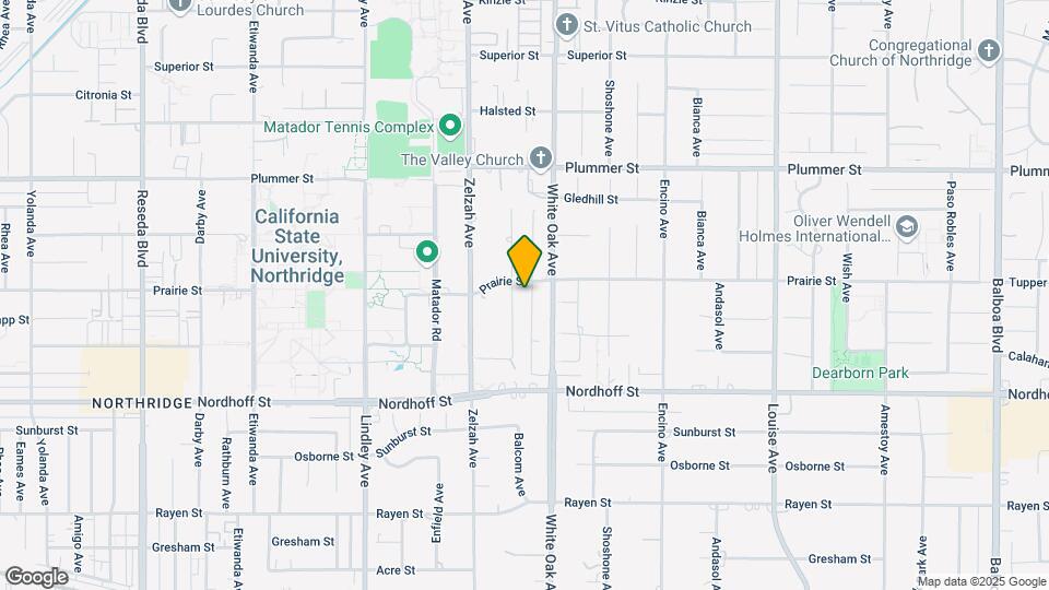 9254 Balcom Ave Map and Location Details