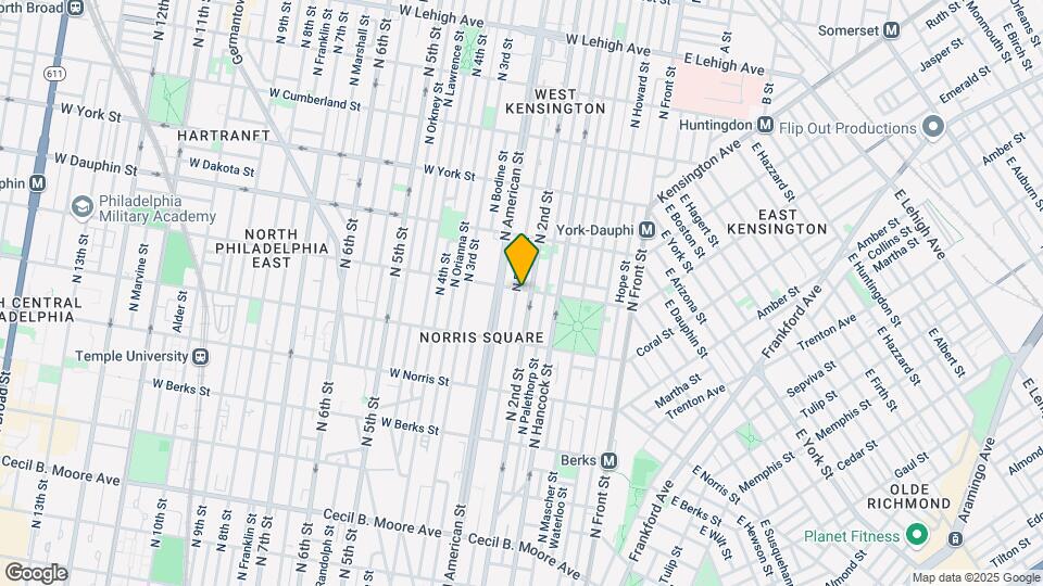 202 W Susquehanna Ave Map and Location Details