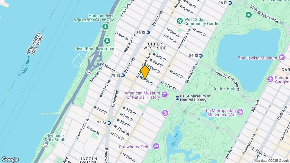 142 W 80th St Mapa y Detalles de la Ubicación