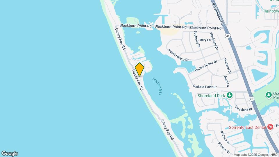 3534 Casey Key Rd Map and Location Details