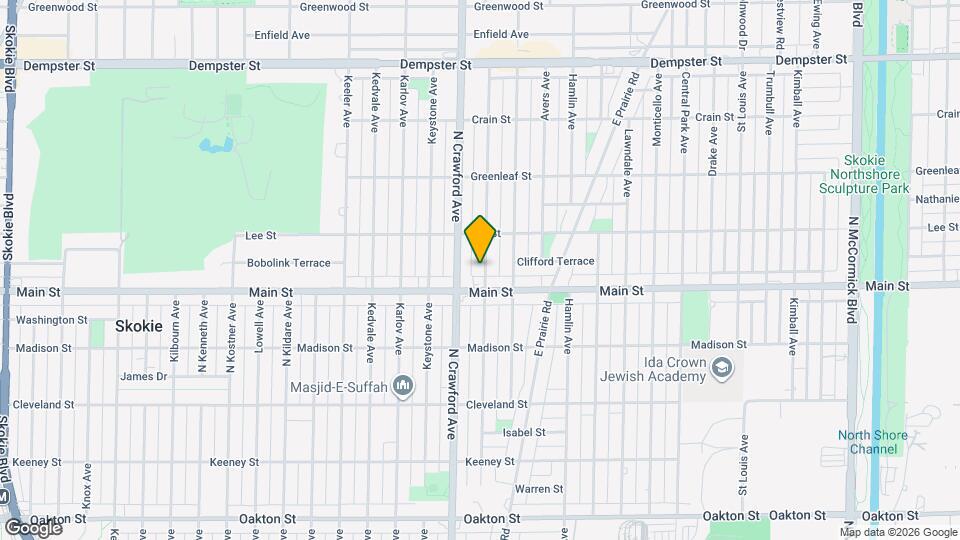 8422 N Harding Ave Map and Location Details
