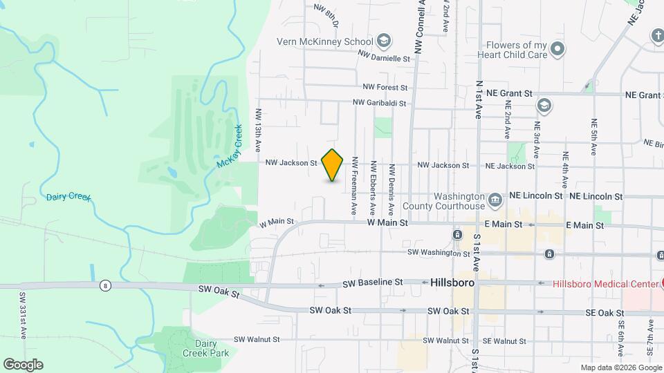 205 NW 8th Ct Map and Location Details