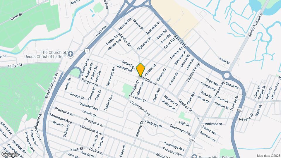 304 Malden St, Unit 3 Map and Location Details