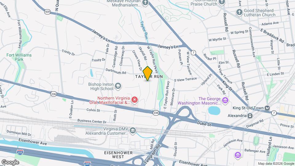 202 Skyhill Rd Map and Location Details