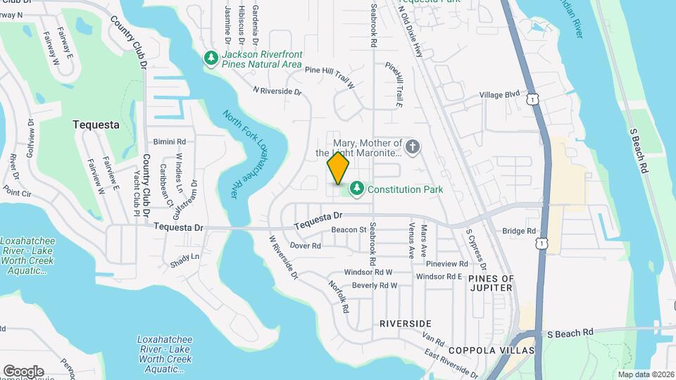 1 Garden St Map and Location Details