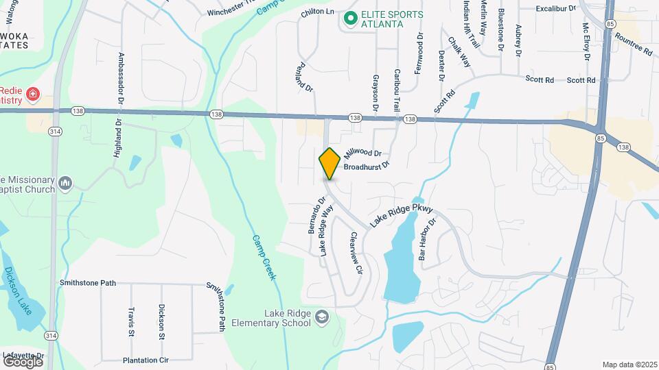 1270 W Briar Ridge Ct Map and Location Details