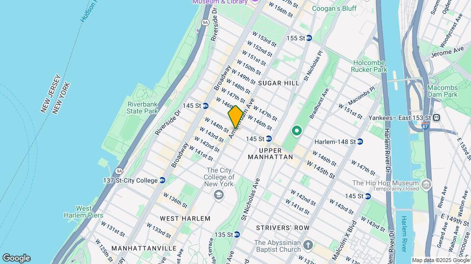 477 W 144th St Map and Location Details