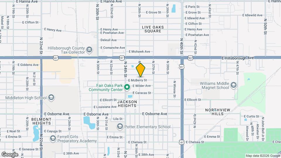 3602 E McBerry St, Unit 820-0T8 Map and Location Details