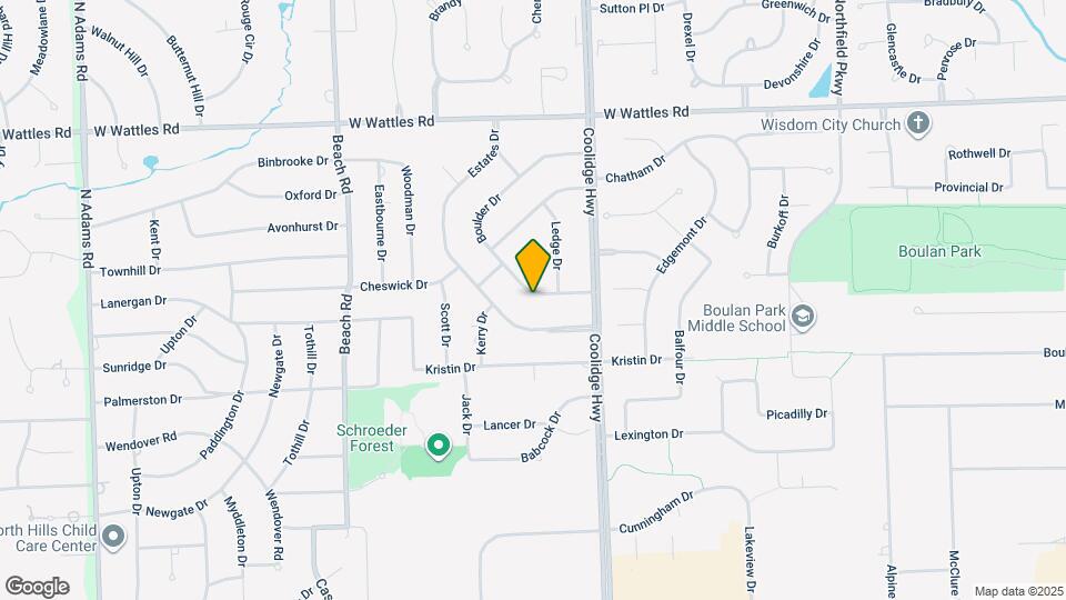 3729 Boulder Dr Map and Location Details