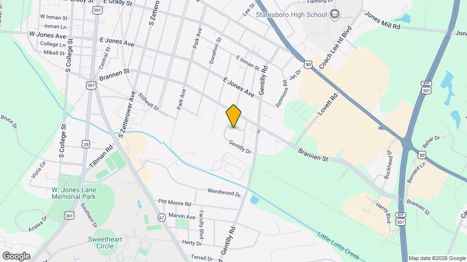 106 Gentilly Dr Mapa y Detalles de la Ubicación