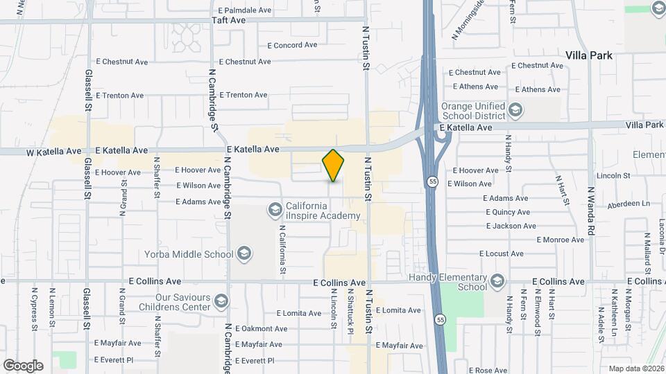 1163 N Lincoln St Mapa y Detalles de la Ubicación