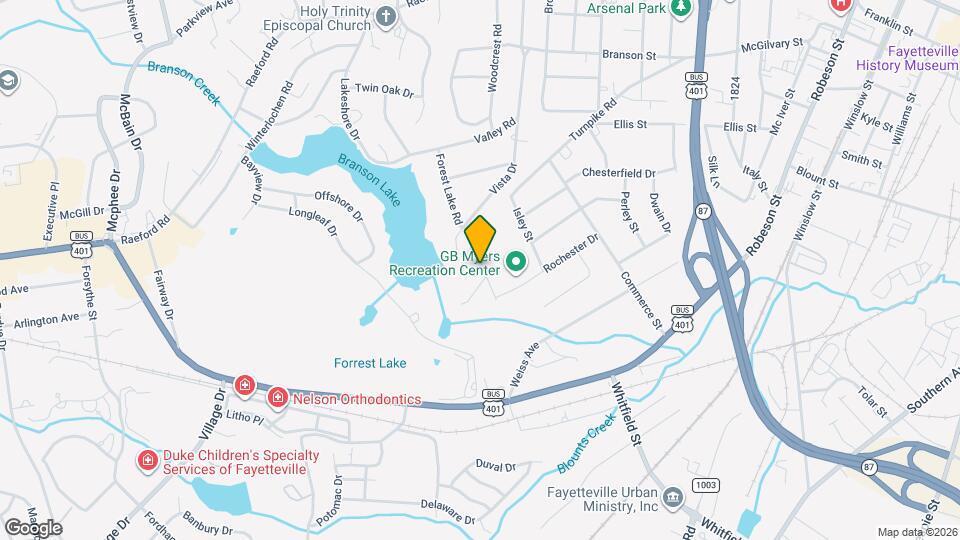 1516 Pierce St Map and Location Details