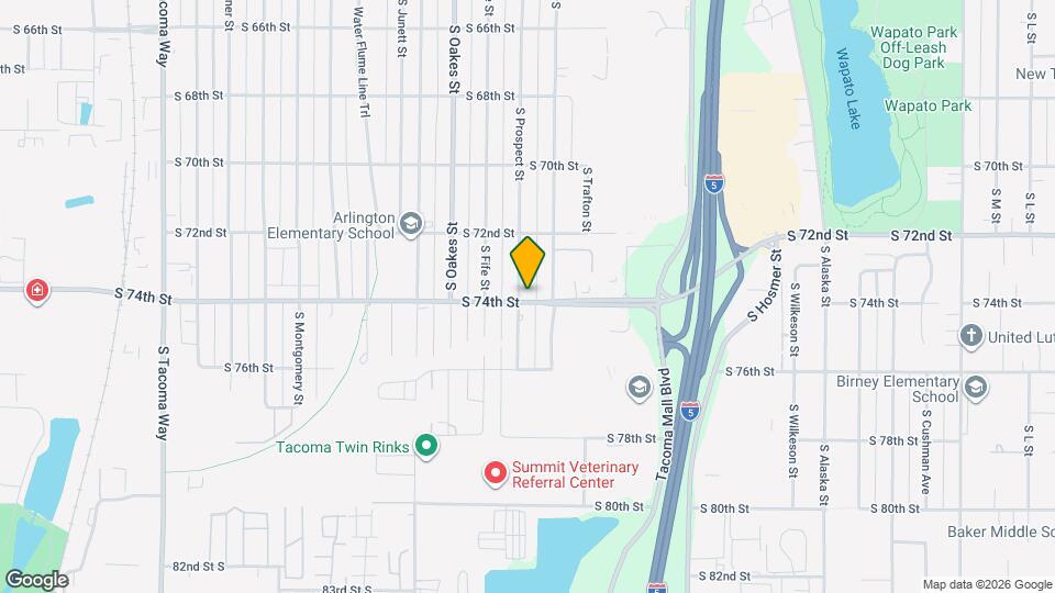 7245 S Prospect St Map and Location Details