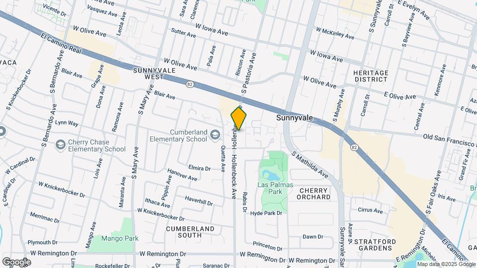 736 Hollenbeck Ave Mapa y Detalles de la Ubicación