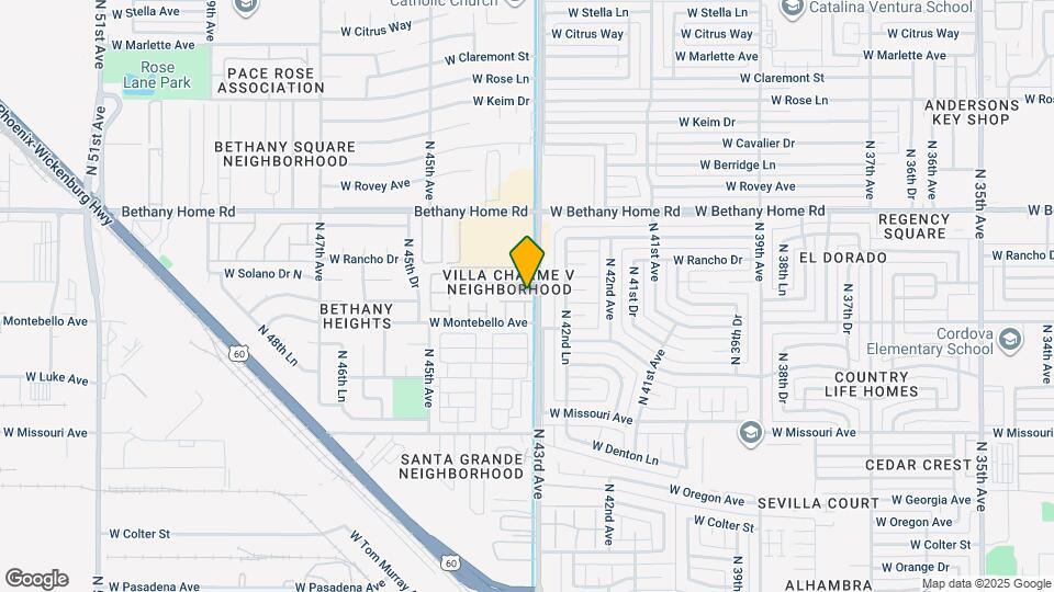 4306 W Solano Dr S Mapa y Detalles de la Ubicación