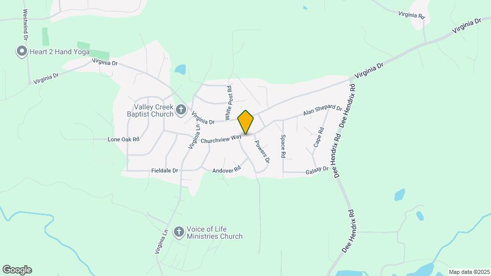 3211 Churchview Way Map and Location Details