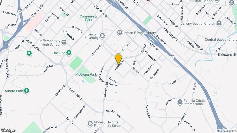 917 Harding St Map and Location Details