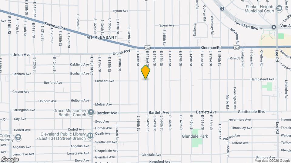 3628 E 142nd St Map and Location Details