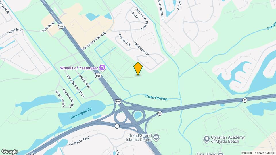 1382 Speedway St Map and Location Details