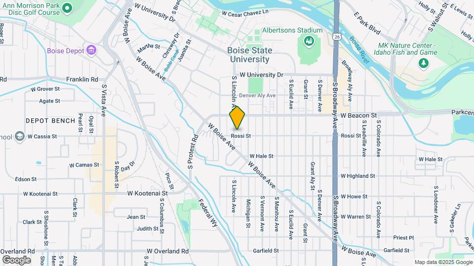 1626-1630 W Rossi St Map and Location Details