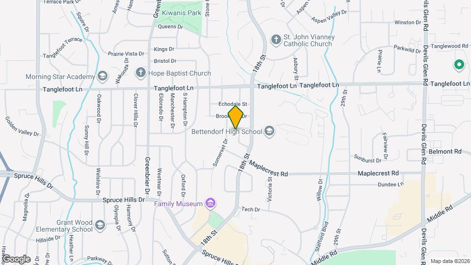 2319 Pinehurst St Mapa y Detalles de la Ubicación