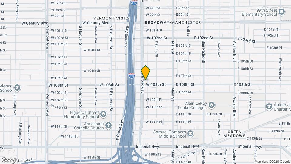 10720 S Broadway, Unit 2 Map and Location Details