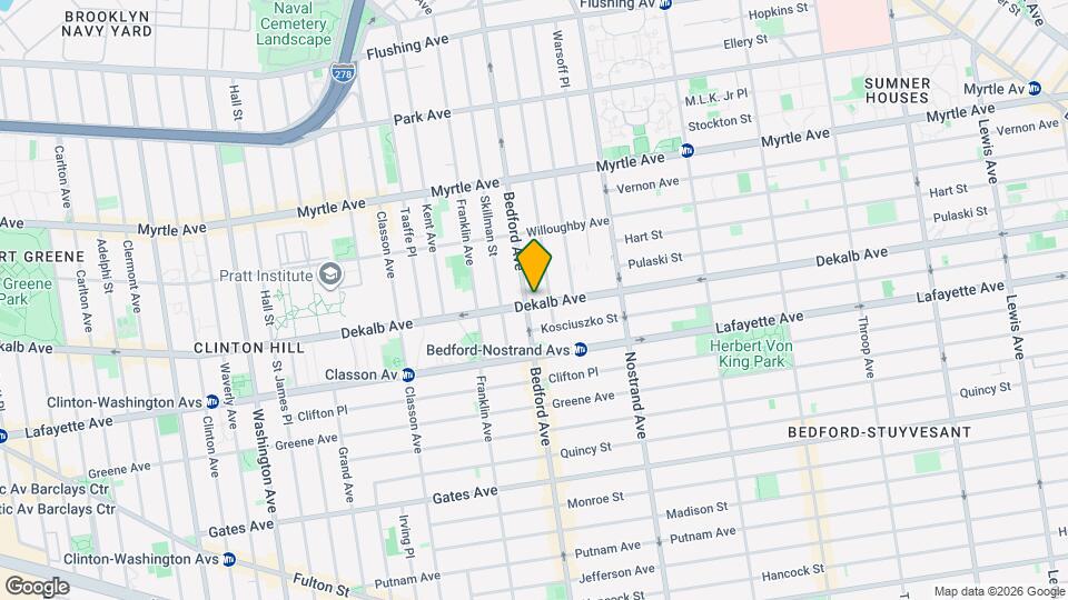 967 Bedford Ave Map and Location Details