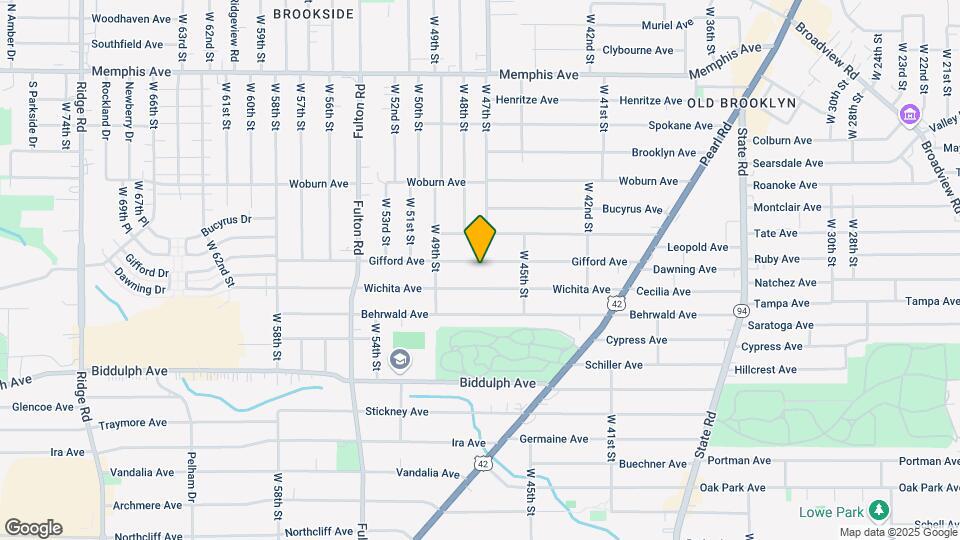 4625 Gifford Ave Mapa y Detalles de la Ubicación