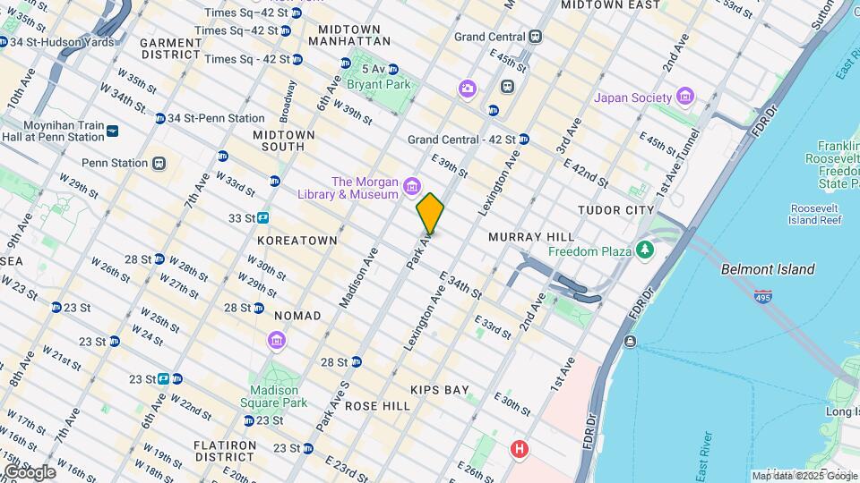 23 Park Ave Map and Location Details