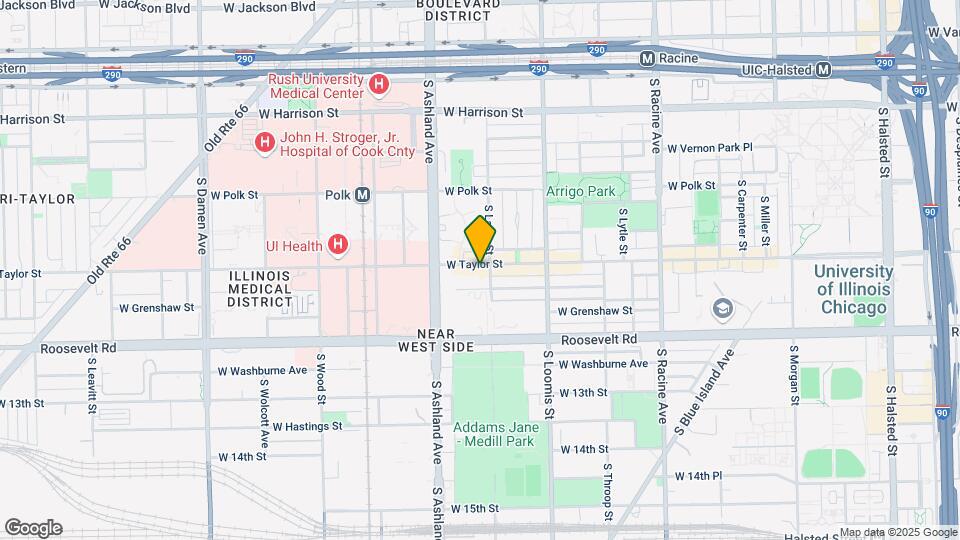 1507 W Taylor St Map and Location Details