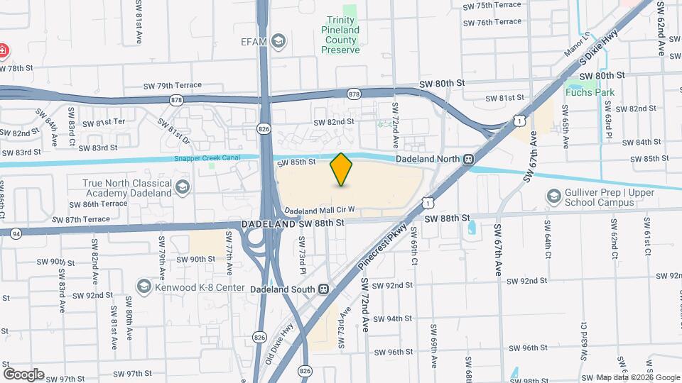 7535 N Kendall Dr Map and Location Details