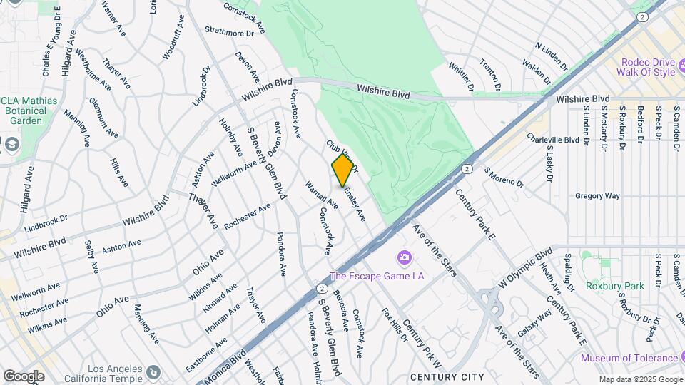 1539 Ensley Ave Map and Location Details
