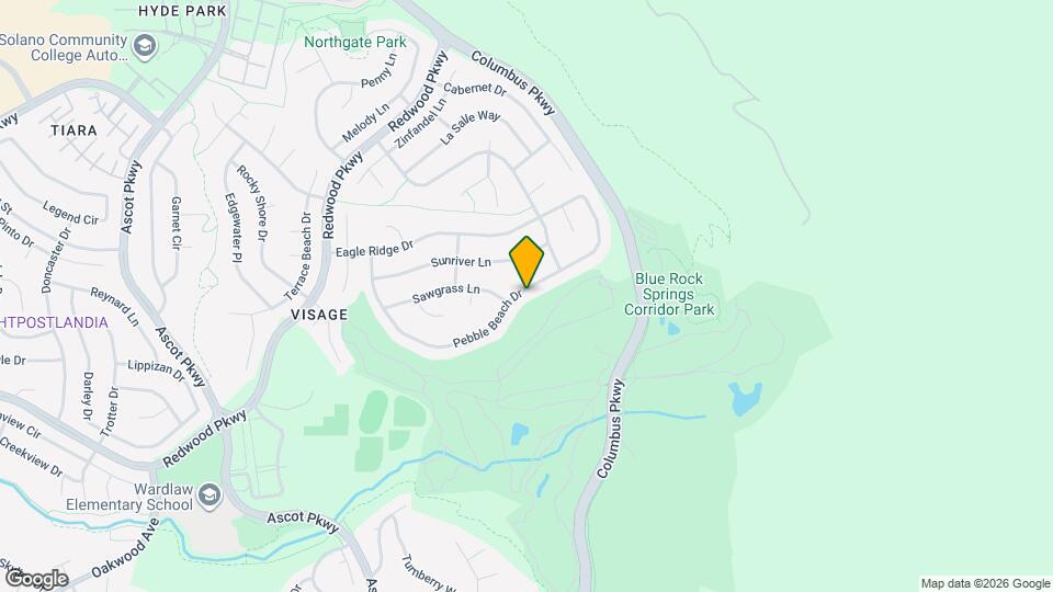 6282 Pebble Beach Dr Map and Location Details