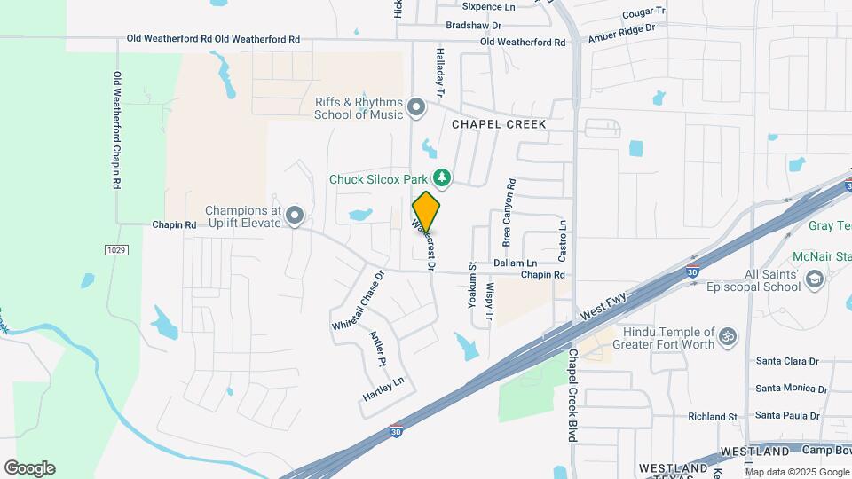 2808 Wakecrest Dr Map and Location Details