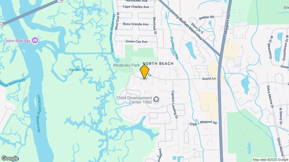 Mayport Ribault Bay Village Map and Location Details