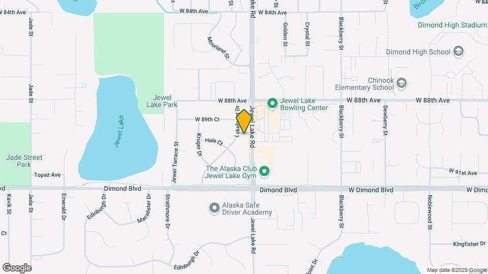 8933 Lakehurst Dr Map and Location Details