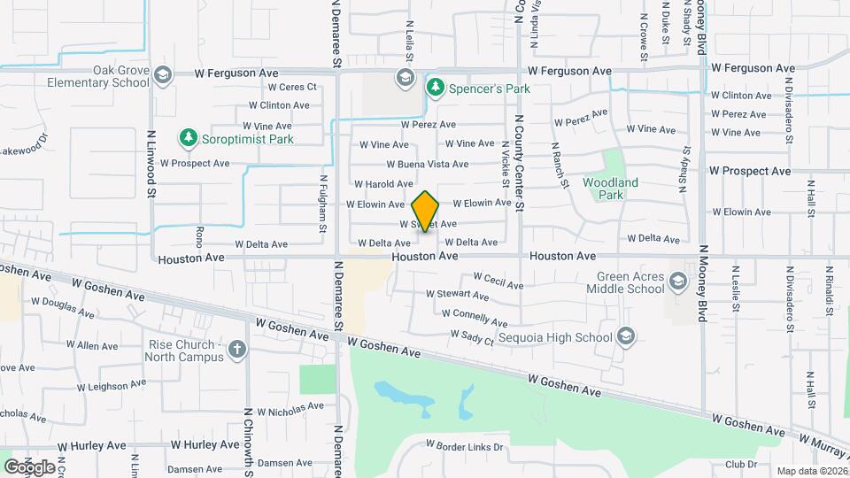 1428 N Leila St Map and Location Details