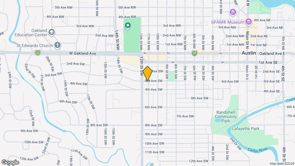 1201 3rd Ave SW Map and Location Details