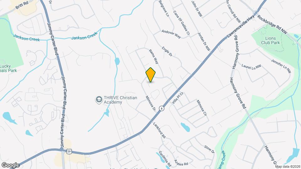 5961 Grovegate Ln Mapa y Detalles de la Ubicación