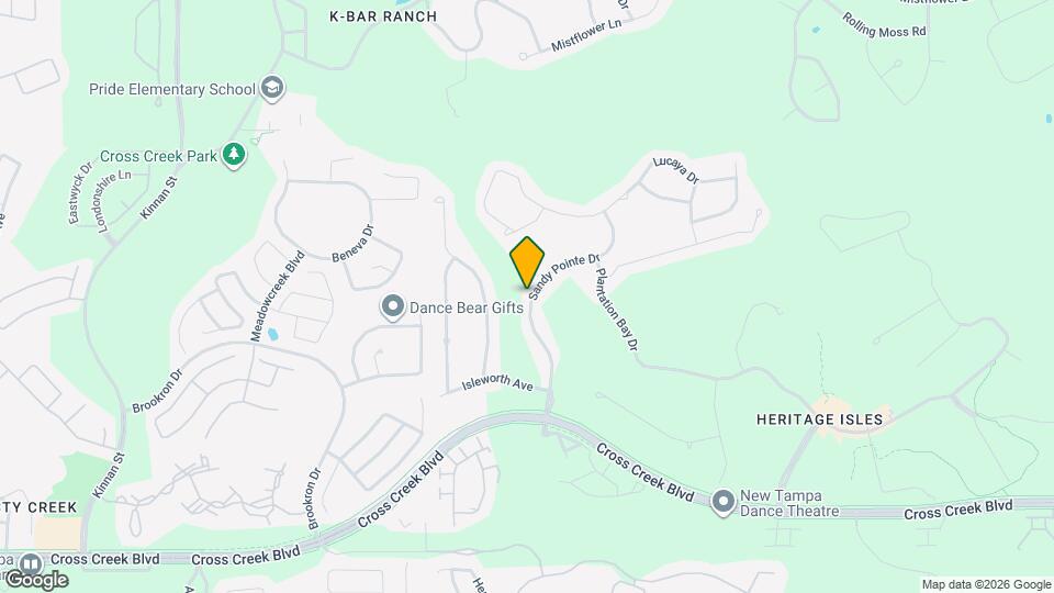 18154 Sandy Pointe Dr Mapa y Detalles de la Ubicación