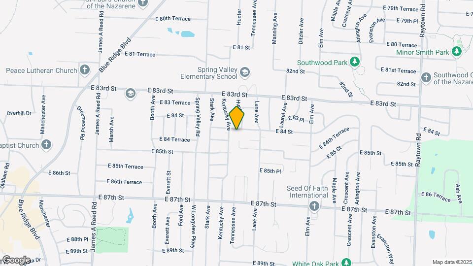 8903 E 84 St Map and Location Details