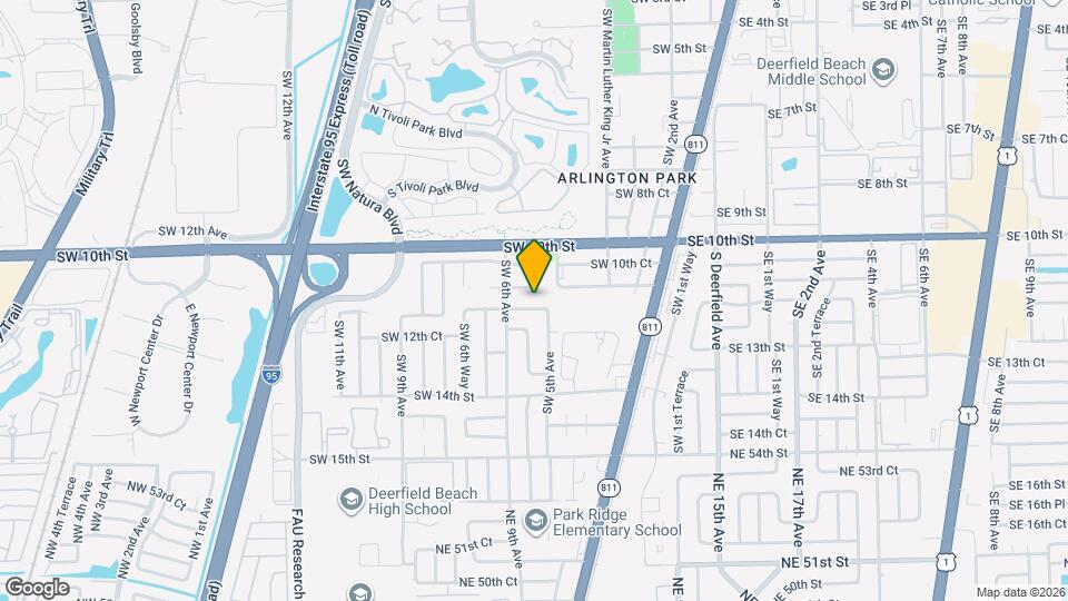 521 SW 11th Dr Mapa y Detalles de la Ubicación