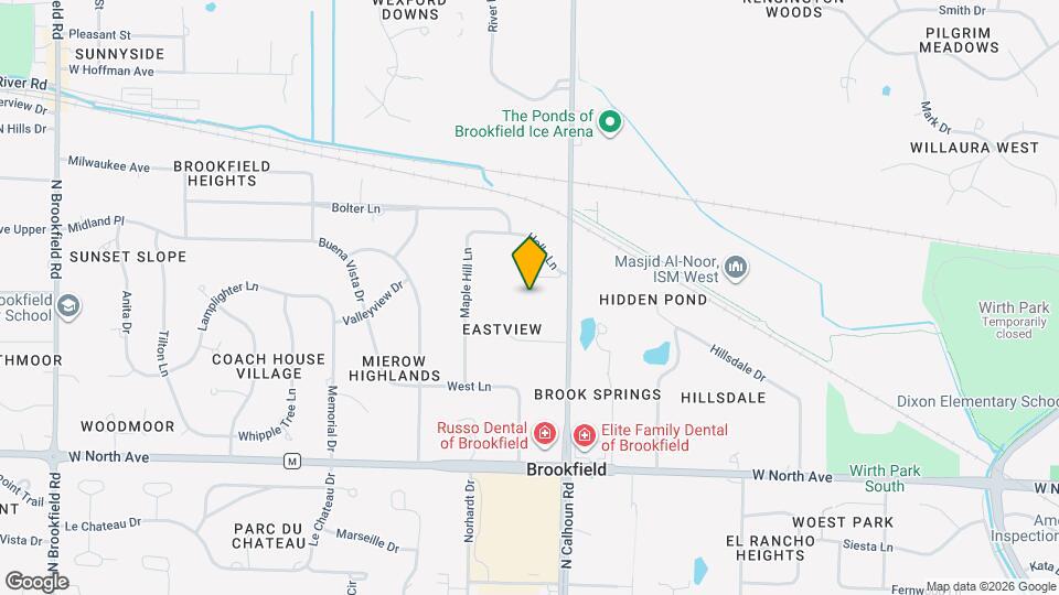 2555 N Calhoun Rd Map and Location Details