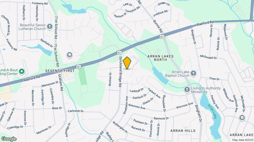 6437 Starbrook Dr Map and Location Details