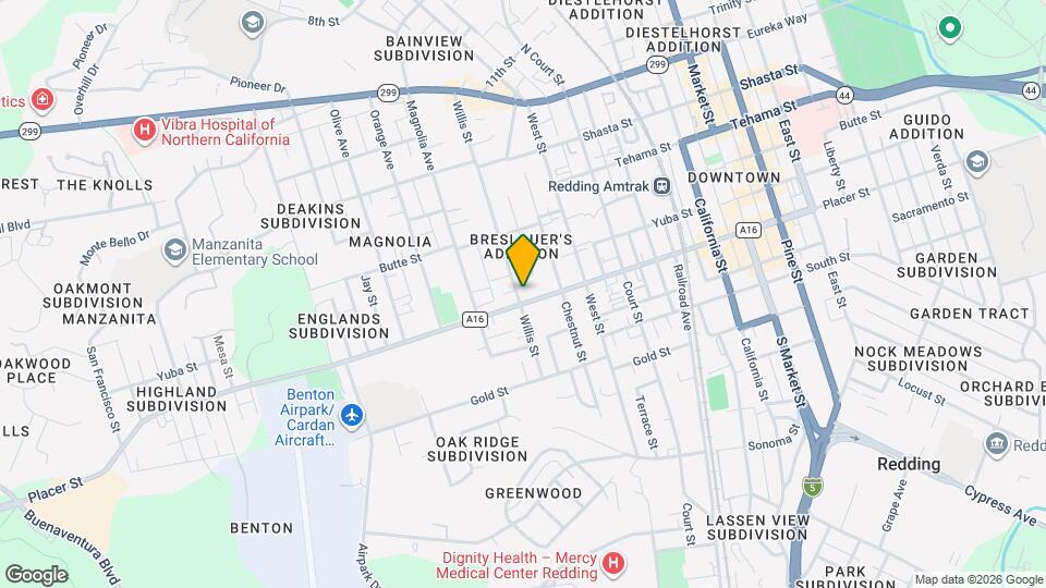 2066 Placer St Map and Location Details