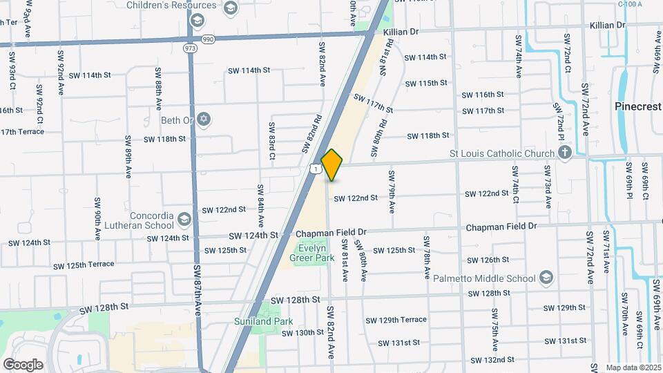 12101 SW 82nd Ave-Unit -12101 Map and Location Details