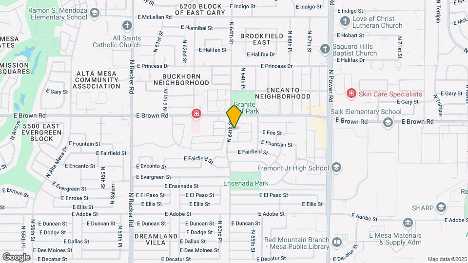 1111 N 64th St Map and Location Details