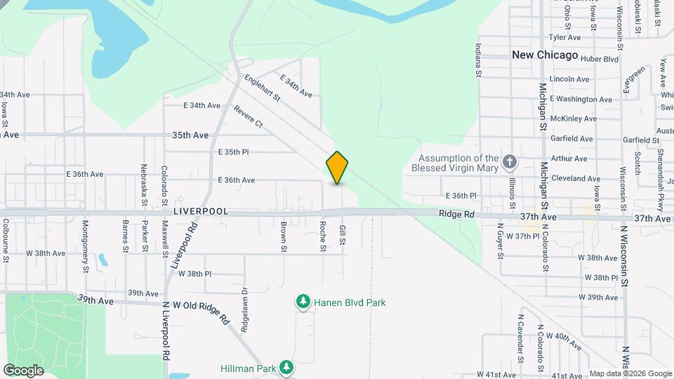 3682 New Jersey St Map and Location Details